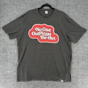 Pizza Hut t-shirt mens 2X groovy graphic short sleeve uniform vintage style tee